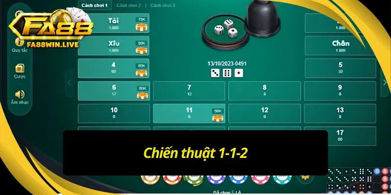 Chiến thuật 1-1-2 trong Tài Xỉu MD5
